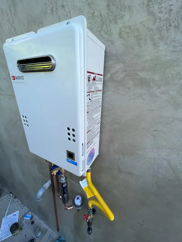Tankless water heater installation for Pomello Ranch homes